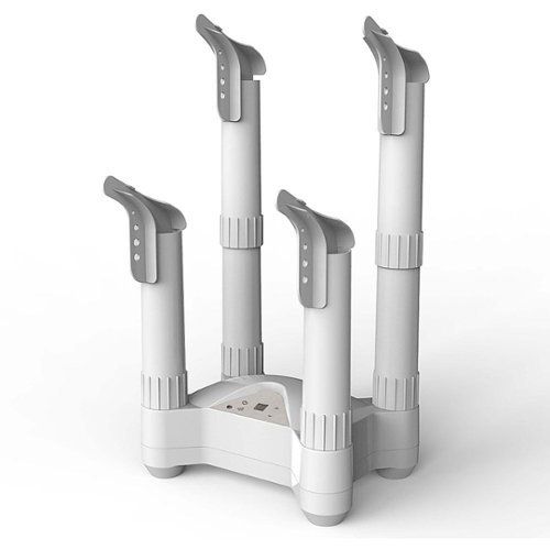 4 Post Fast Airflow Boot Dryer with Deoderizer - White/Gray