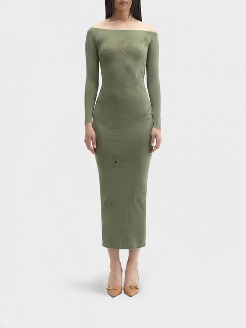 Dress Woman color Military