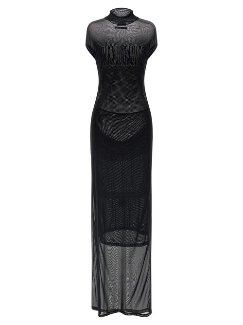 Flocked Dress