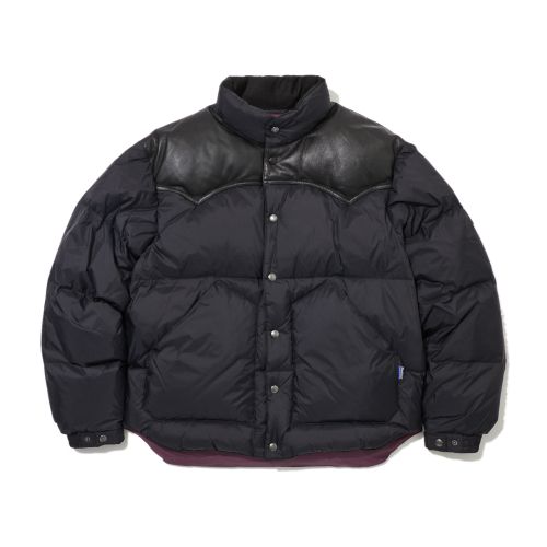 Rock Wool Basic Down Jumper Black_FR4WD100