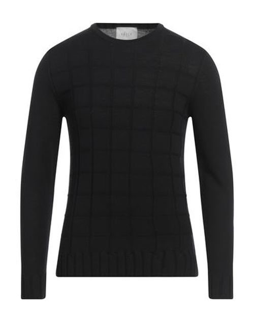 Man Sweater Black Size 40 Merino Wool