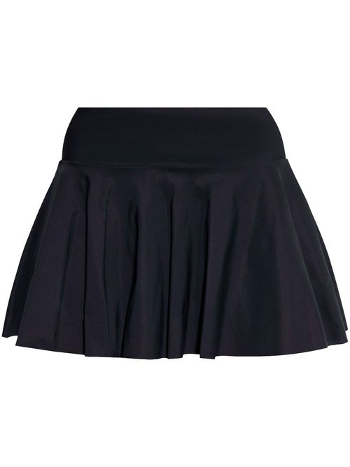 Flared mini skirt - Black
