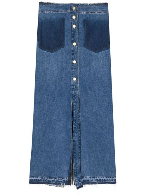 Elise denim maxi skirt - Blue