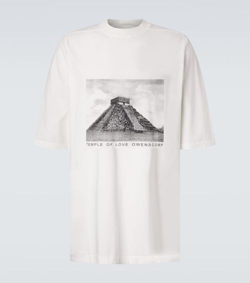 DRKSHDW Jumbo printed cotton jersey T-shirt