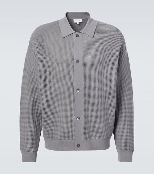 Open-knit cardigan