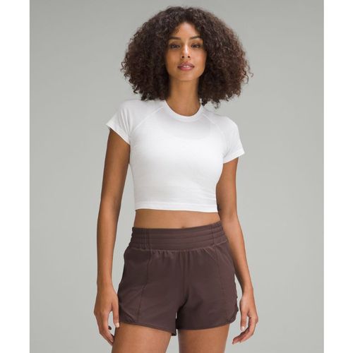 Lululemon – Women's Swiftly Tech Cropped Short-Sleeve Shirt 2.0 – Color White