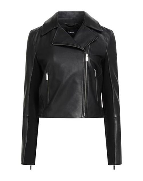 Woman Jacket Black Size L Lambskin