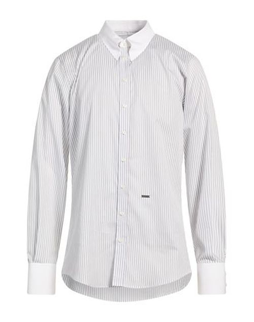 Man Shirt Grey Size 42 Cotton