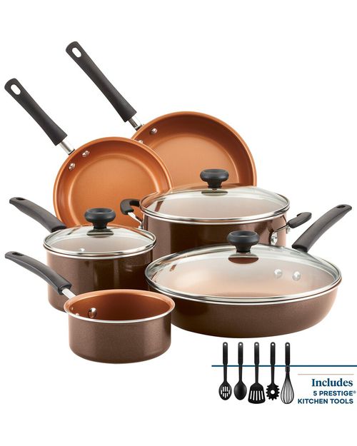 Easy Clean Pro Ceramic Nonstick Cookware Pots & Pans 14Pc Set