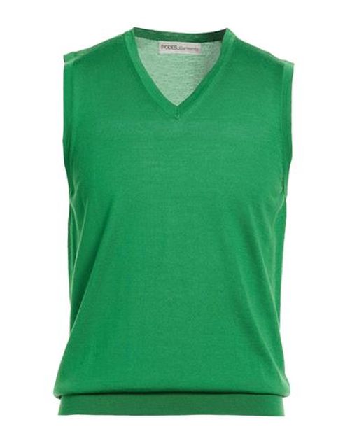 Man Sweater Green Size 36 Merino Wool
