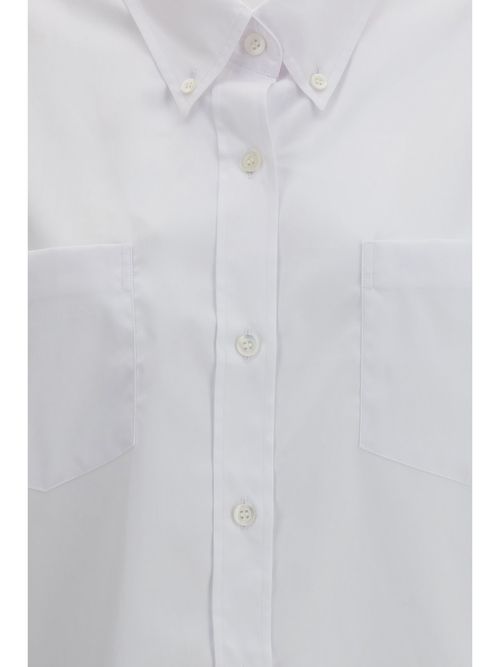 Cotton Poplin Shirt — White