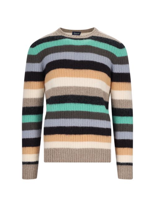 Multicolor Lambswool Sweater for Men