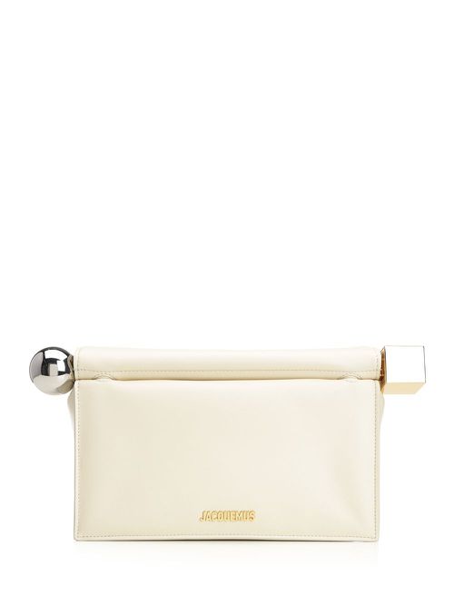 La Pochette Rond Carre Handbags White