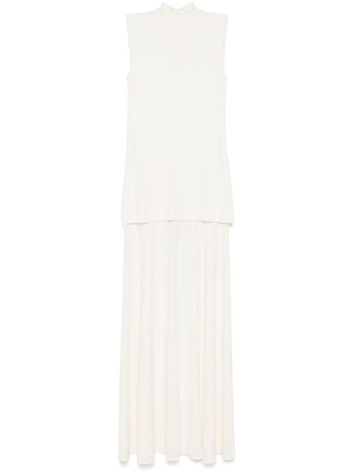 Crepe maxi dress - Neutrals