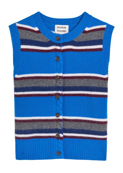 Sofie Striped Wool Vest
