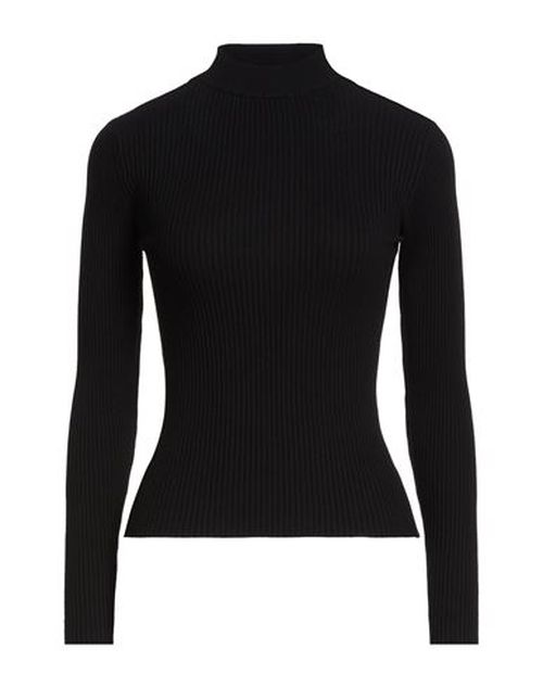 Woman Turtleneck Black Size ONESIZE Viscose, Polyester