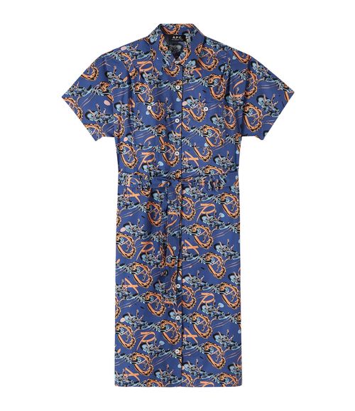 A. P.C. Suzanne dress 34 IAA - Blue