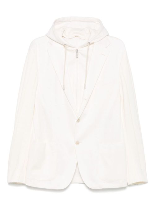 Eleventy removable-bib blazer - Neutrals