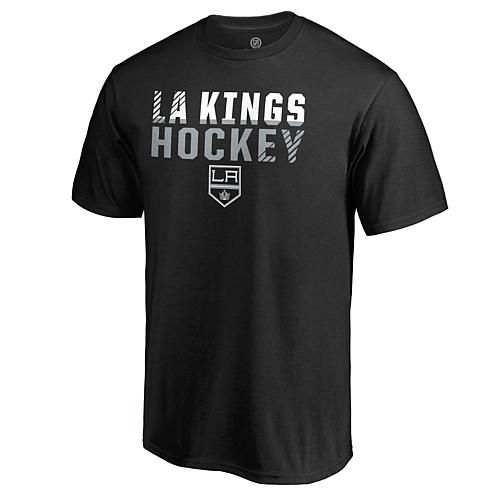 Men's Fanatics Black Los Angeles Kings Iconic Collection Fade Out T-Shirt - Size 2xl
