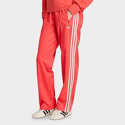 Women's Originals Firebird Knitted Crochet Details Track Pants in Semi Lucid Red