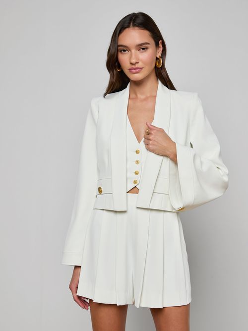 Nixie Cardigan Jacket In Ivory