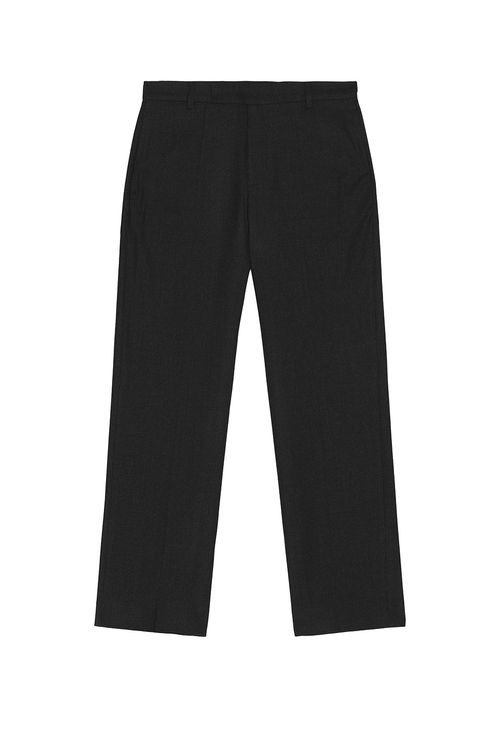 Palmes Wool Pleated Trousers in Black - Black. 52 also