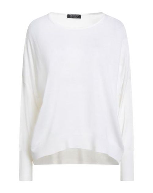 Woman Sweater White Size 10 Merino Wool