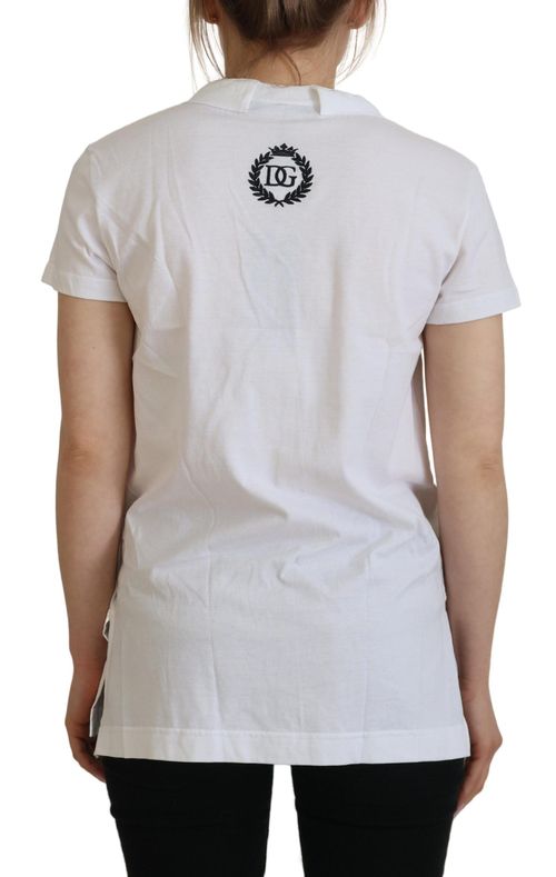Logo-Embroidered Cotton T-Shirt — White