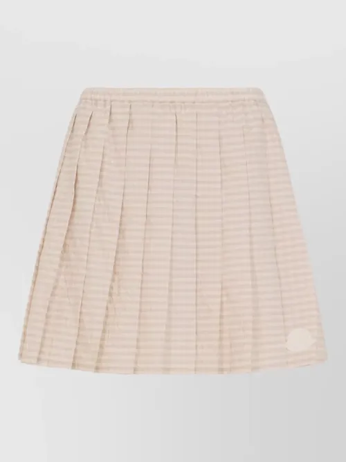 Moncler - checked pleated skirt