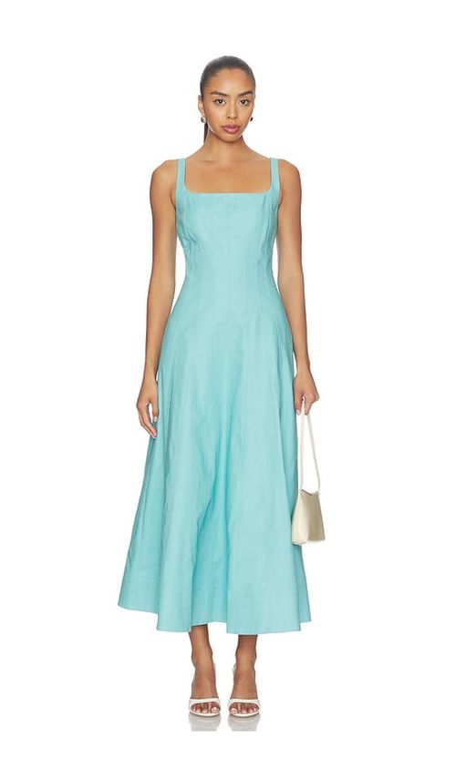 ALIGNE Fernanda Seam Detail Midi Dress in Blue. 4. Also , 2