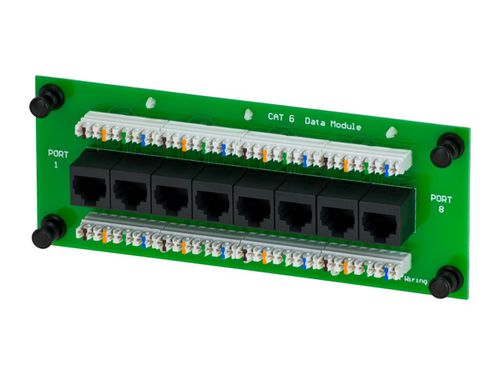 8-Port Cat6 Data Module