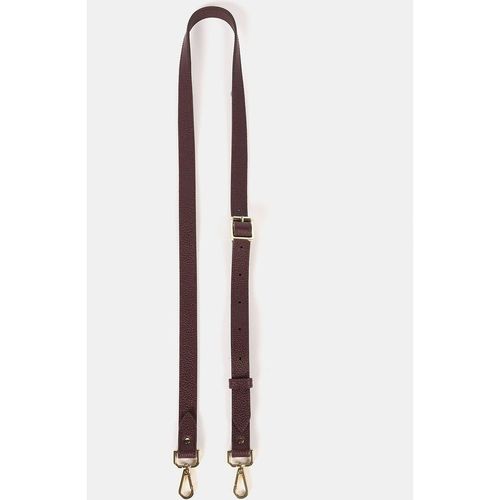 The Crossbody Strap - Bordeaux Calf Grain