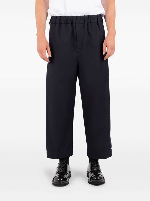 Chiba elastic-waist trousers - Blue