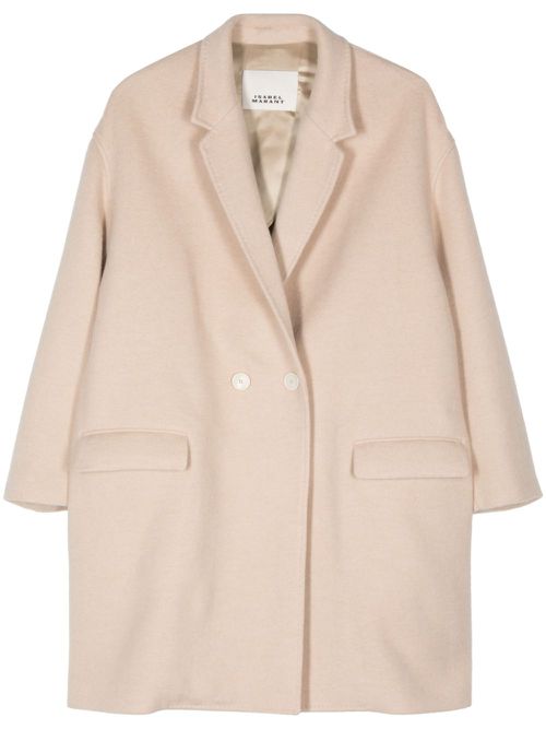 Efegozi double-breasted coat - Neutrals