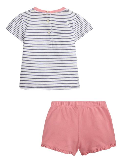Cotton shorts set - White