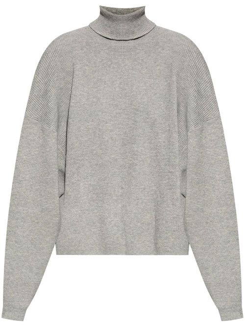 Roll-neck sweater - Grey