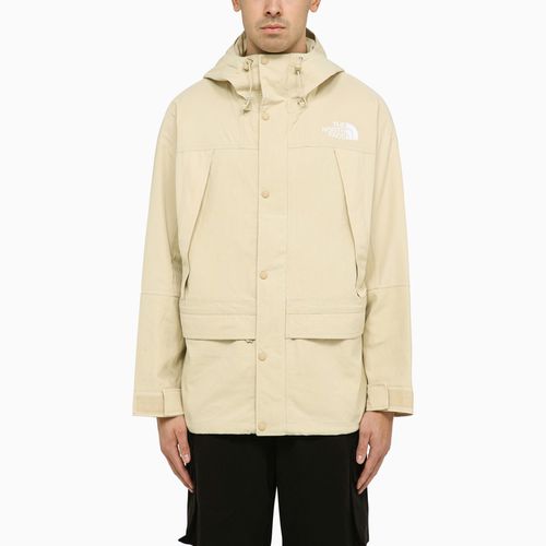 Light beige light jacket with logo