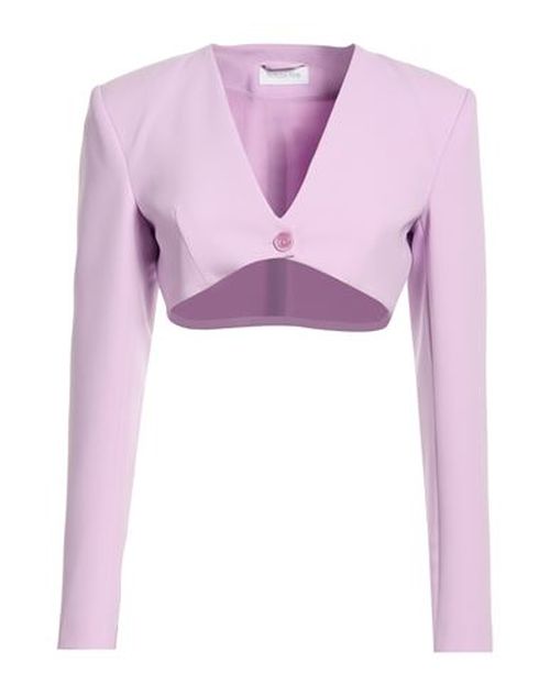 Woman Jacket Lilac Size 4 Polyester, Elastane