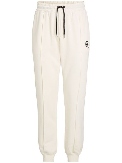 Ikonik 2.0 organic cotton track pants - White