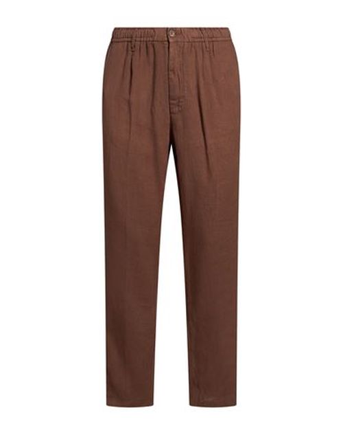 Man Pants Brown Size 36 Linen