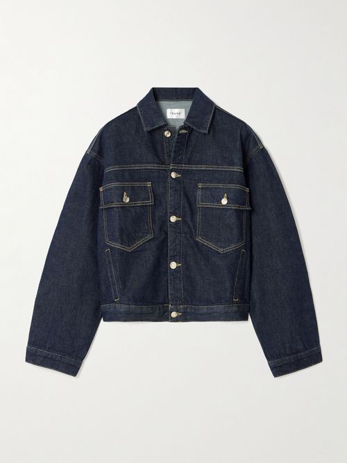 The Boxy Classic Denim Jacket - Blue