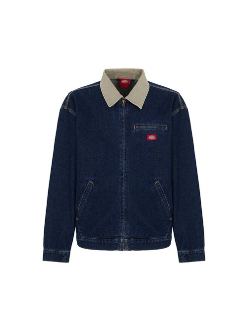 DICKIES Giacca di mezza stagione 'DENIM PAINTER JACKET' indaco / blu chiaro