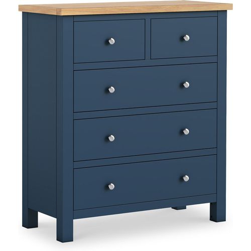 Farrow XL 2 Over 3 Chest Of Drawers | Grey Cream White & Navy