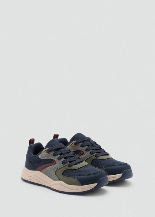 Combined trainers with laces blue - Kids - 