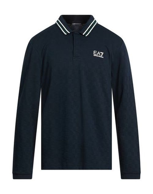 Man Polo shirt Navy Size XL Polyester