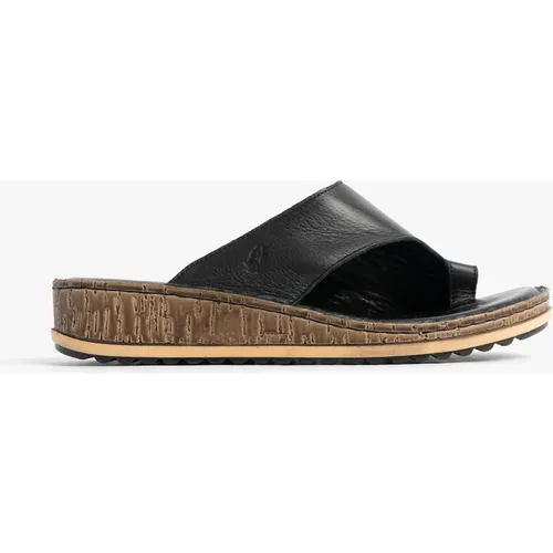 Women's Hush Puppies ELISSA Womens Toepost Sandals Black