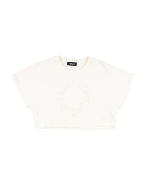 Kid Girl Sweatshirt Ivory Size 12 Cotton