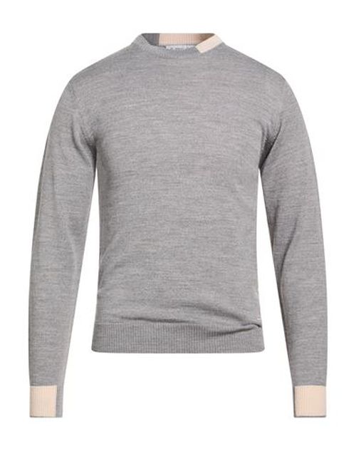 Man Sweater Light grey Size S Wool, Acrylic