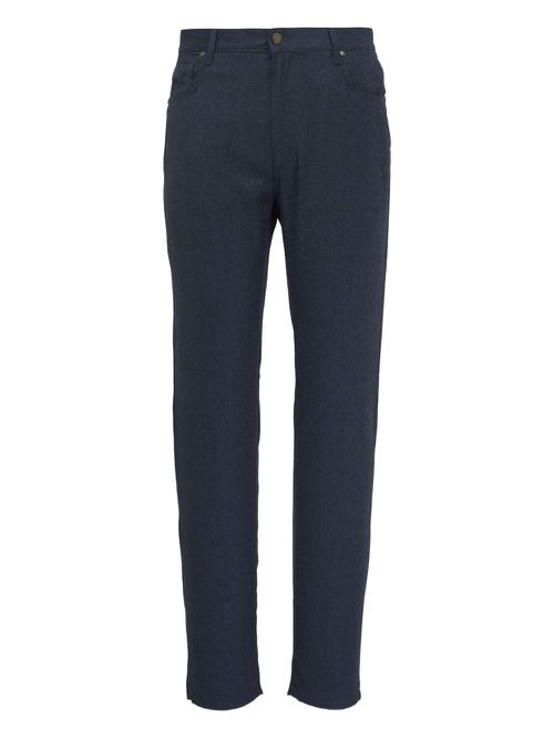 Maurizio Baldassari straight-leg chino trousers - Blue