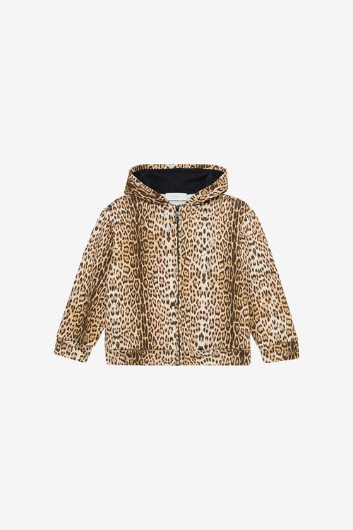 Hooded Sweatshirt With Jaguar Skin Print - Female Girls (4